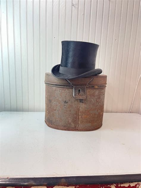 victorian metal hat box|victorian hat boxes.